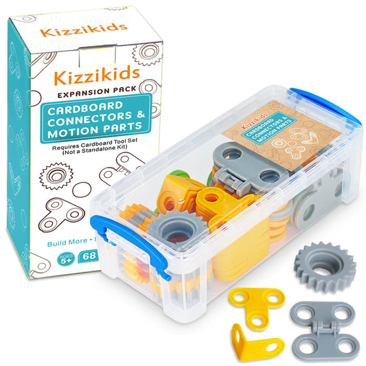 Cardboard Connectors & Motion Parts for Kids | Kizzikids