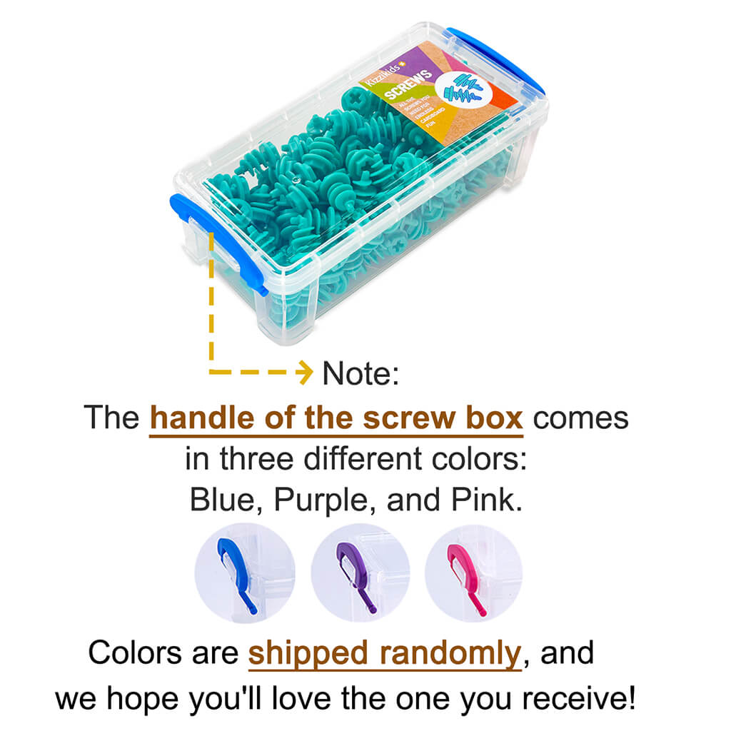 Screws Kit 180 Piece (Blue)